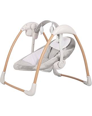 Bo Jungle Dolphy Rocking Bouncer - Pure White - Up to 9kg Bouncers