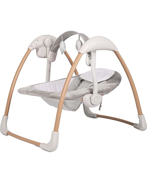 Bo Jungle Dolphy Rocking Bouncer - Pure White - Up to 9kg Bouncers