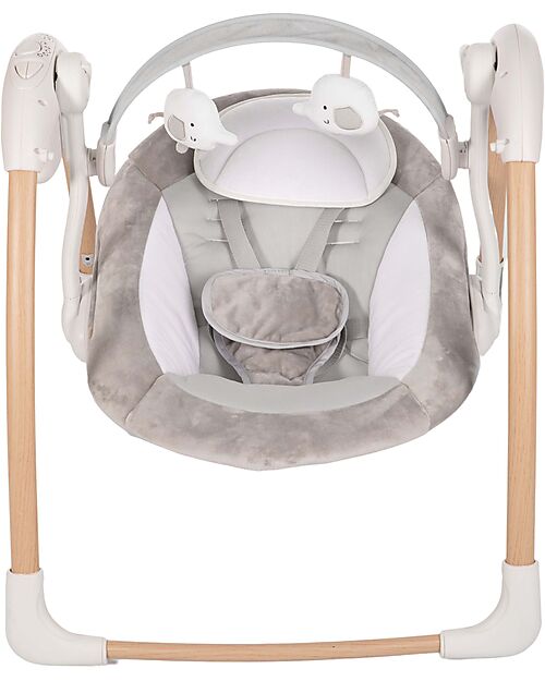Bo Jungle Dolphy Rocking Bouncer - Pure White - Up to 9kg Bouncers