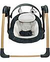 Bo Jungle Dolphy Rocking Bouncer - Shady Grey - Up to 9kg Bouncers