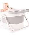 Bo Jungle Foldable First Baths Bathtub - Grey and White - 80 x 57 x 42 cm Baby Bath Tubs and Accessories