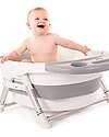 Bo Jungle Foldable First Baths Bathtub - Grey and White - 80 x 57 x 42 cm Baby Bath Tubs and Accessories