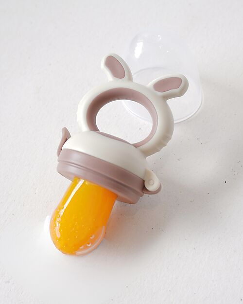 Bo Jungle Fruit Eater with Ergonomic Handle - Dune - 3+ Months Snack Boxes