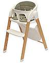 Bo Jungle Grow With Me High Chair - Pure White - Ultra Compact High Chairs