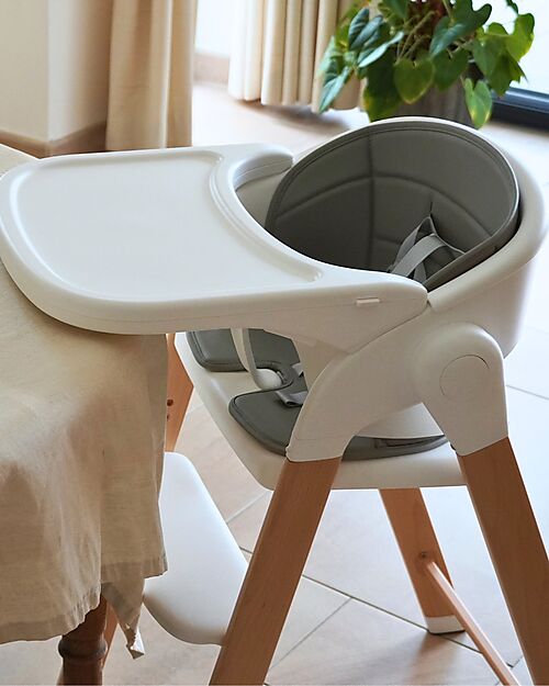 Bo Jungle Grow With Me High Chair - Pure White - Ultra Compact High Chairs