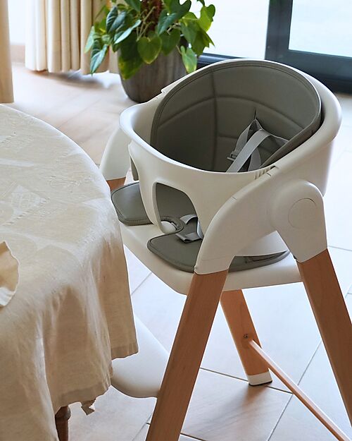 Bo Jungle Grow With Me High Chair - Pure White - Ultra Compact High Chairs