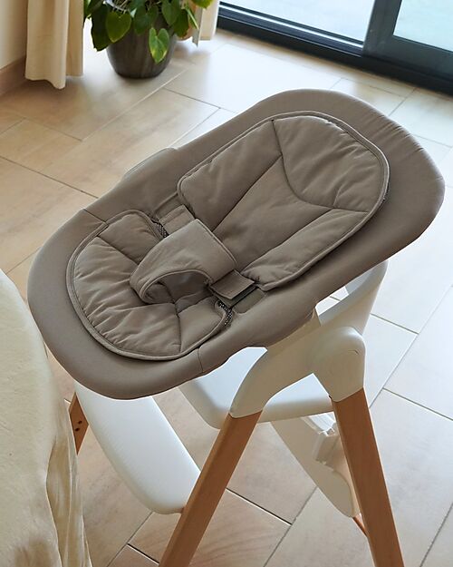 Bo Jungle Grow With Me High Chair - Pure White - Ultra Compact High Chairs