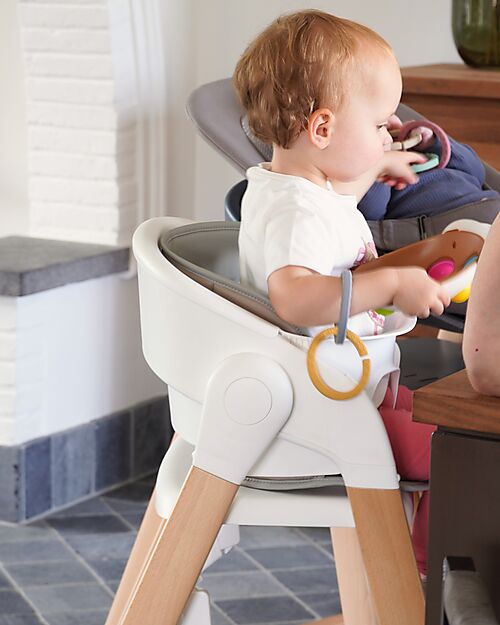 Bo Jungle Grow With Me High Chair - Pure White - Ultra Compact High Chairs