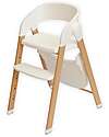 Bo Jungle Grow With Me High Chair - Pure White - Ultra Compact High Chairs