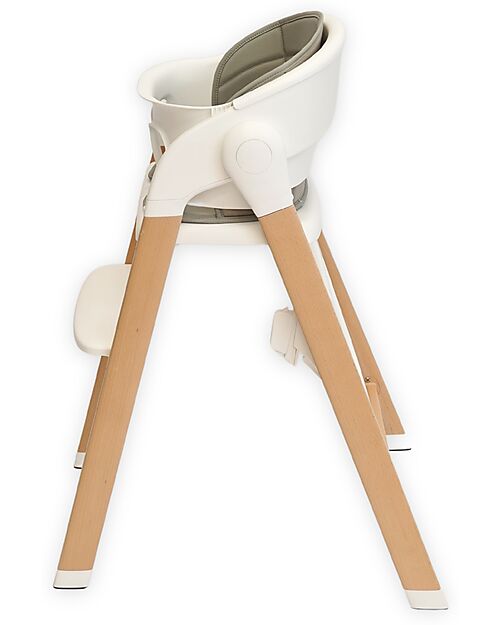 Bo Jungle Grow With Me High Chair - Pure White - Ultra Compact High Chairs