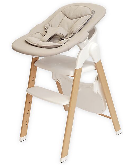 Bo Jungle Grow With Me High Chair - Pure White - Ultra Compact High Chairs
