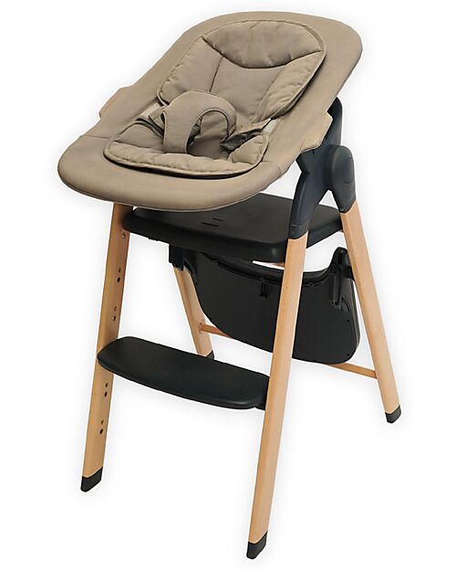 Bo Jungle Grow With Me High Chair - Shady Grey - Ultra Compact High Chairs