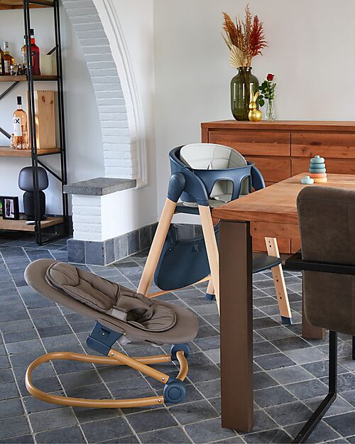 Bo Jungle Grow With Me High Chair - Shady Grey - Ultra Compact High Chairs