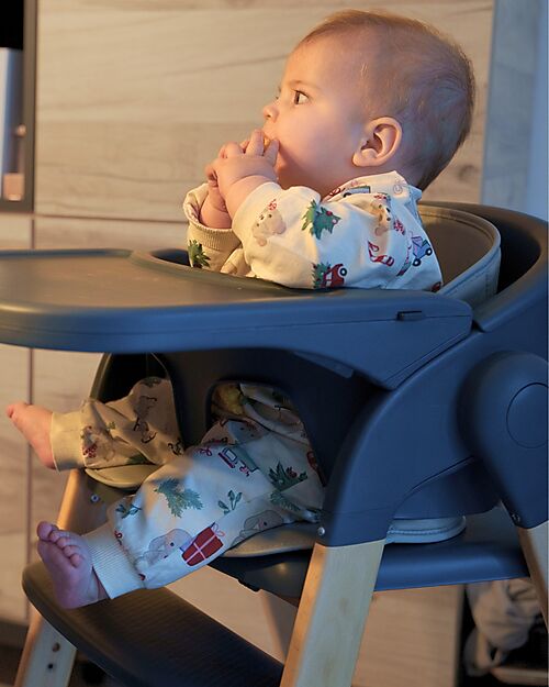 Bo Jungle Grow With Me High Chair - Shady Grey - Ultra Compact High Chairs