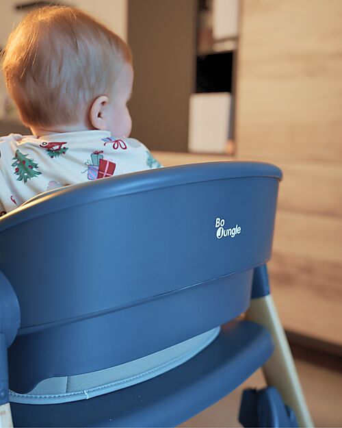 Bo Jungle Grow With Me High Chair - Shady Grey - Ultra Compact High Chairs