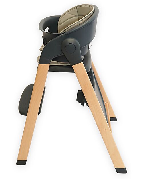 Bo Jungle Grow With Me High Chair - Shady Grey - Ultra Compact High Chairs