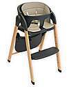 Bo Jungle Grow With Me High Chair - Shady Grey - Ultra Compact High Chairs