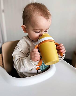 Bo Jungle Learning Cup 250 ml - Ochre - Sustainable Material Beakers