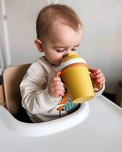 Bo Jungle Learning Cup 250 ml - Ochre - Sustainable Material Cups