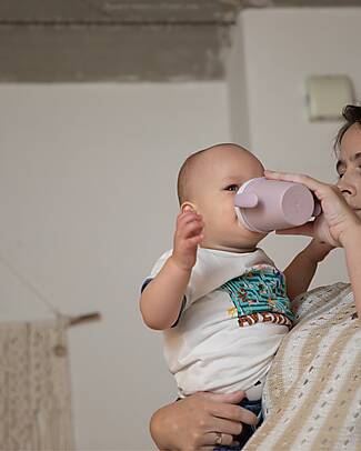 Bo Jungle Learning Mug 250 ml - Pink - Sustainable Material Beakers