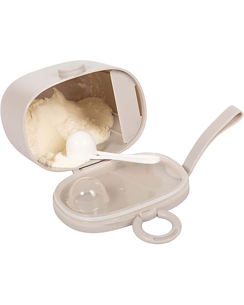 Bo Jungle Milk Powder or Snack Container - Grey - With Measuring Cup Food Containers