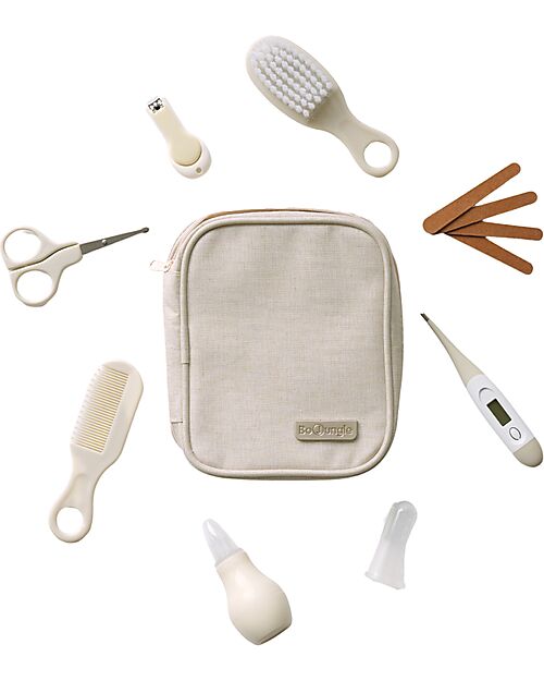 Bo Jungle Newborn Toiletry Kit - 8 pieces - Dune Kit Toilette Baby