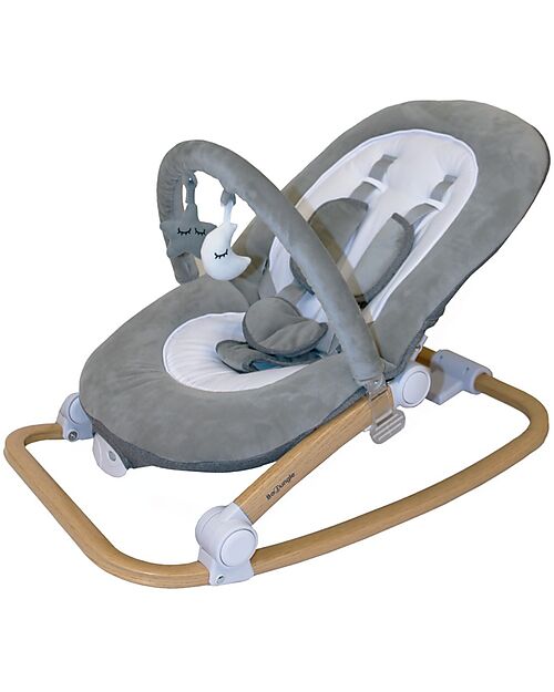 Bo Jungle Rocker - Pure White - 0+ Bouncers