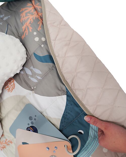 Bo Jungle Sensory Gymnasium with Wooden Arches - Ocean Bliss Baby Gym