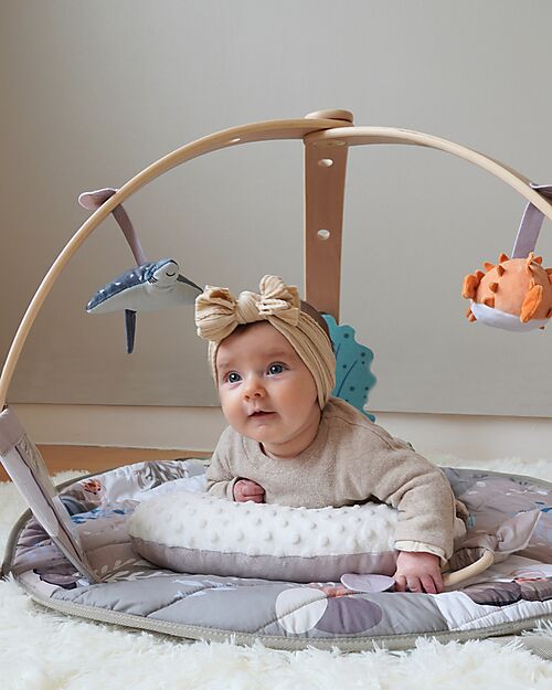 Bo Jungle Sensory Gymnasium with Wooden Arches - Ocean Bliss Baby Gym