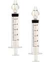 Bo Jungle Set of 2 Syringes for Nasal Washes - Silicone Tip - 0+ Nasal Aspirator