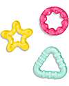 Bo Jungle Set of 2 Teethers - Cool Shapes - Perfect for Teething Teethers