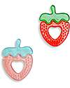 Bo Jungle Set of 2 Teethers - Strawberry - Perfect for Teething Teethers