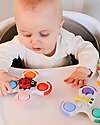 Bo Jungle Set of 3 Spinners with Suction Cup - Silicone - 12+ Months Sensory Games_