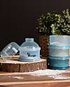 Bo Jungle Stackable Milk Powder or Snack Container - Classy Blue - with 4 Airtight Compartments Food Containers
