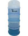 Bo Jungle Stackable Milk Powder or Snack Container - Classy Blue - with 4 Airtight Compartments Food Containers