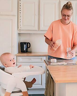 Bo Jungle Stackable Milk Powder or Snack Container - Dune - With 4 Airtight Compartments Food Containers