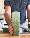 Bo Jungle Stackable Milk Powder or Snack Container - Jade - With 4 Airtight Compartments Food Containers