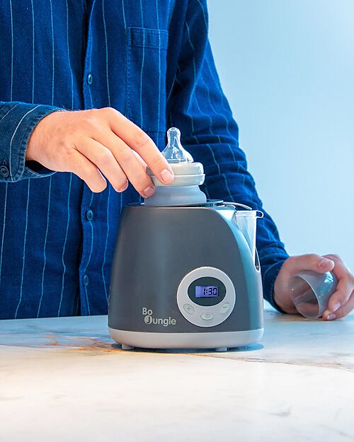 Bo Jungle Travel Bottle Warmer - Shade Grey - With Car Adapter Baby Bottles Accessories