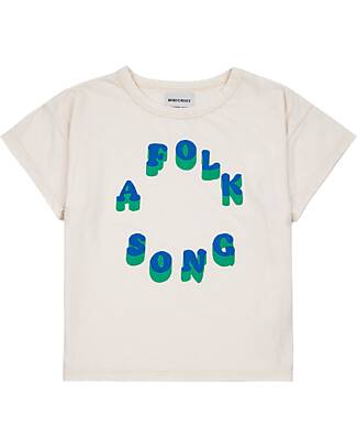 Bobo Choses A Folk Song T-shirt - Offwhite - 100% Organic Cotton T-shirts