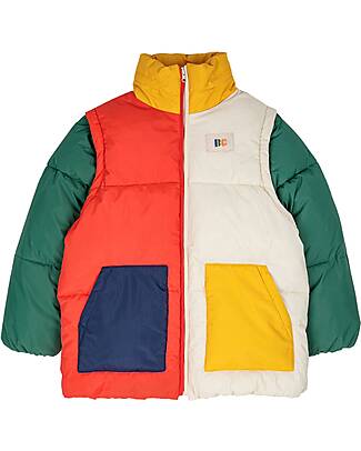 Bobo Choses Anorak with Detachable Sleeves - Color Block - 100% Recycled Polyamide
Down Jacket