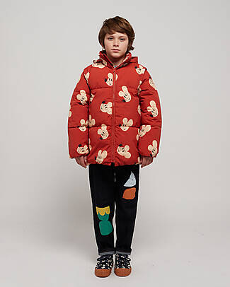 Bobo Choses Anorak with Detachable Sleeves - Mouse all Over - 100% Recycled Polyamide Down Jacket