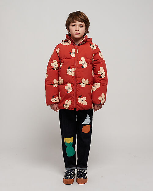 Bobo Choses Anorak with Detachable Sleeves - Mouse all Over - 100% Recycled Polyamide ​ Down Jacket