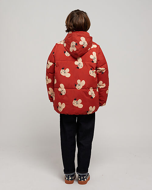 Bobo Choses Anorak with Detachable Sleeves - Mouse all Over - 100% Recycled Polyamide ​ Down Jacket
