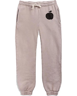 Bobo Choses Apple Jogging Pants - Coffee and Milk - 100% Organic Cotton Trousers