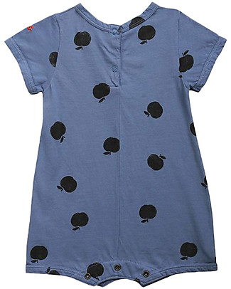 Bobo Choses Apple Short Sleeved Bodysuit - Blue - 100% Organic Cotton Short Sleeves Bodies