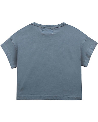 Bobo Choses Apple T-shirt - Blue - 100% Organic Cotton T-shirts
