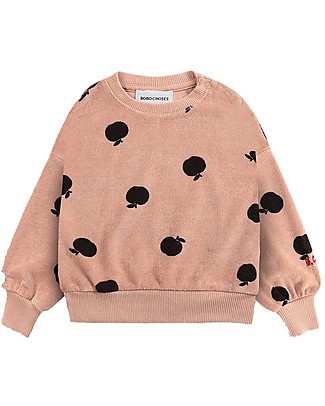 Bobo Choses Apples Sweatshirt - Caramel - 100% Organic Cotton Sweatshirts