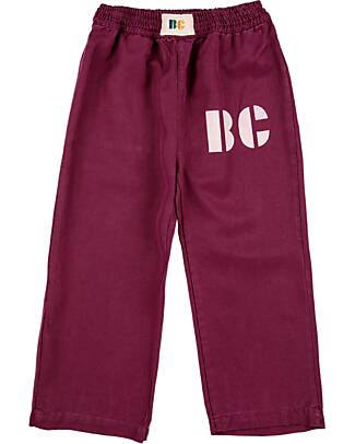 Bobo Choses B.C Straight Pants - Bordeaux - 100% Lyocell fabric Trousers