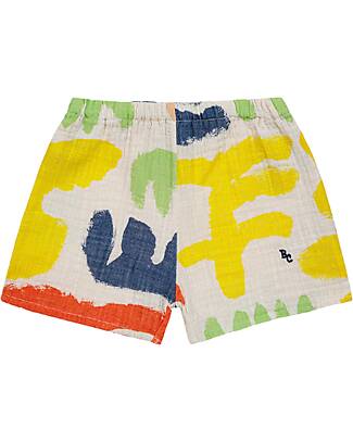 Bobo Choses Baby Carnival All Over Woven Shorts - Offwhite - 100% Cotton Shorts