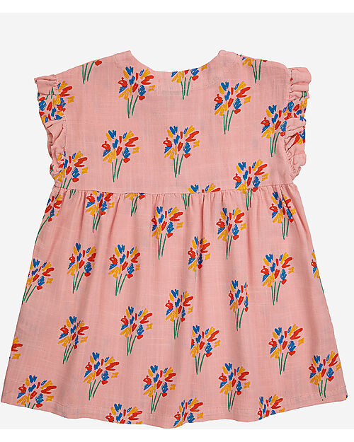 Bobo Choses Baby Fireworks All Over Woven Dress - Pink Dresses_
